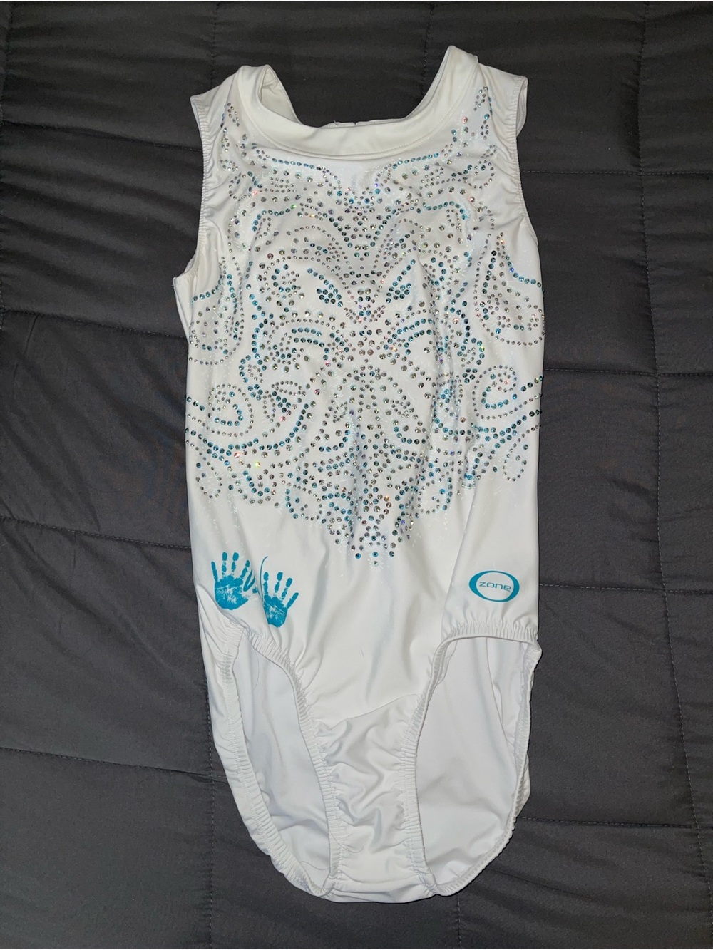 AL Ozone Chalk-warrior Gymnastics Leotard